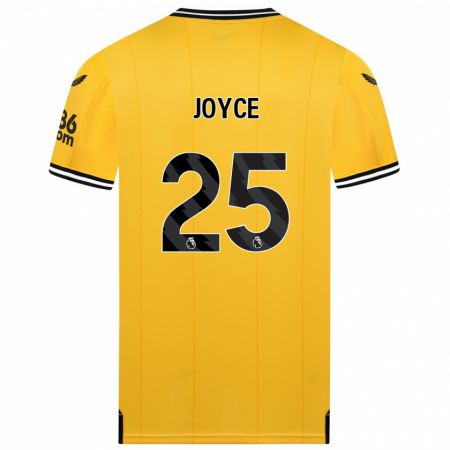 Kandiny Kinder Leonie Joyce #25 Gelb Heimtrikot Trikot 2023/24 T-Shirt