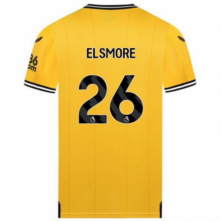 Kandiny Kinder Ria Elsmore #26 Gelb Heimtrikot Trikot 2023/24 T-Shirt