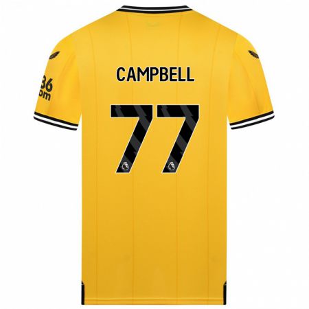 Kandiny Kinder Chem Campbell #77 Gelb Heimtrikot Trikot 2023/24 T-Shirt