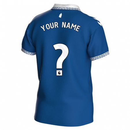 Kandiny Kinder Ihren Namen #0 Königsblau Heimtrikot Trikot 2023/24 T-Shirt