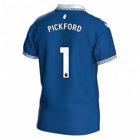Kandiny Kinder Pickford #1 Königsblau Heimtrikot Trikot 2023/24 T-Shirt