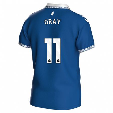 Kandiny Kinder Demarai Gray #11 Königsblau Heimtrikot Trikot 2023/24 T-Shirt