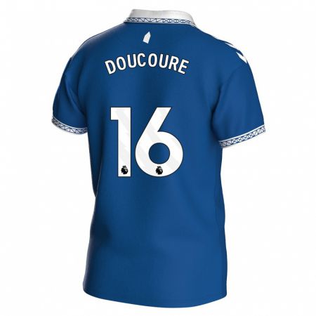 Kandiny Kinder Abdoulaye Doucouré #16 Königsblau Heimtrikot Trikot 2023/24 T-Shirt