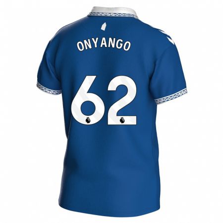 Kandiny Kinder Tyler Onyango #62 Königsblau Heimtrikot Trikot 2023/24 T-Shirt