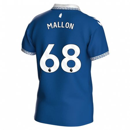 Kandiny Kinder Mathew Mallon #68 Königsblau Heimtrikot Trikot 2023/24 T-Shirt