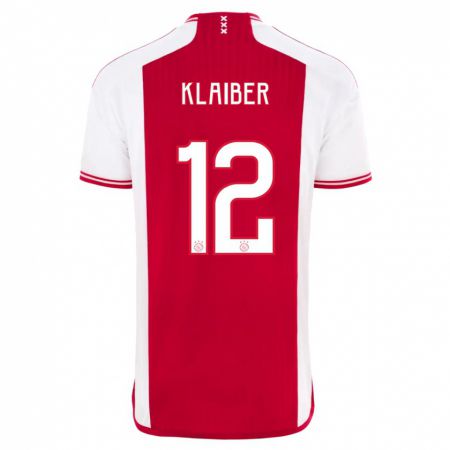 Kandiny Kinder Sean Klaiber #12 Rot-Weiss Heimtrikot Trikot 2023/24 T-Shirt