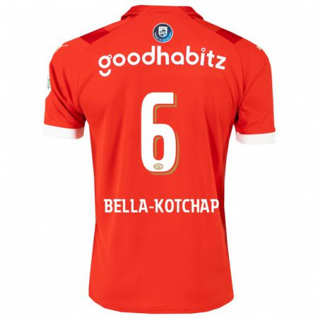 Kandiny Kinder Armel Bella-Kotchap #6 Rot Heimtrikot Trikot 2023/24 T-Shirt