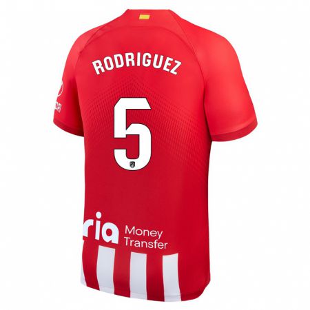 Kandiny Kinder Cinta Rodriguez #5 Rot-Weiss Heimtrikot Trikot 2023/24 T-Shirt