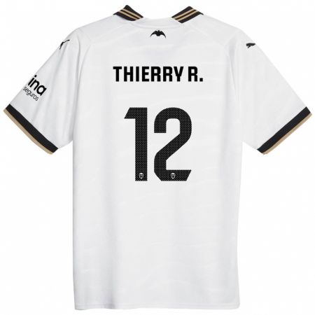 Kandiny Kinder Thierry Correia #12 Weiß Heimtrikot Trikot 2023/24 T-Shirt