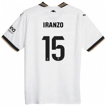 Kandiny Kinder Rubén Iranzo #15 Weiß Heimtrikot Trikot 2023/24 T-Shirt