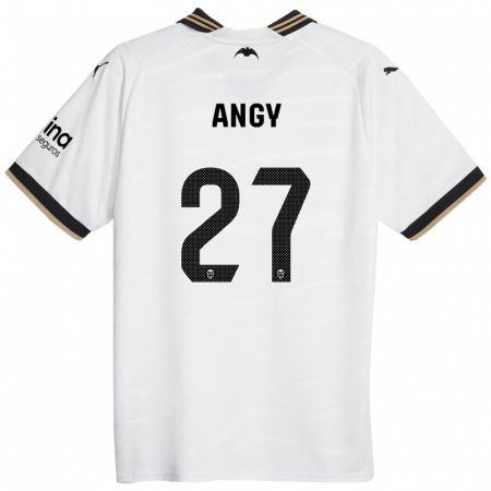 Kandiny Kinder Angy #27 Weiß Heimtrikot Trikot 2023/24 T-Shirt
