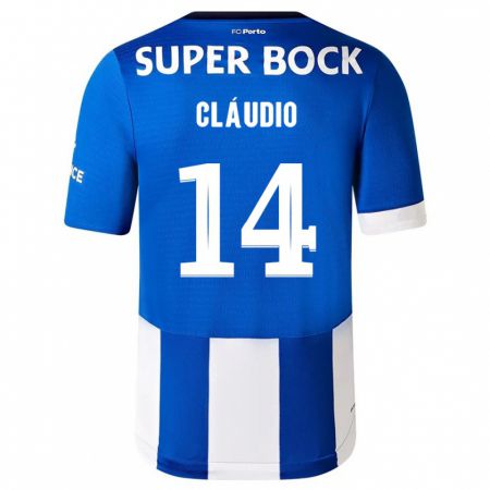 Kandiny Kinder Cláudio Ramos #14 Blau Weiss Heimtrikot Trikot 2023/24 T-Shirt