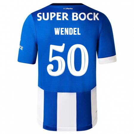 Kandiny Kinder Wendel #50 Blau Weiss Heimtrikot Trikot 2023/24 T-Shirt