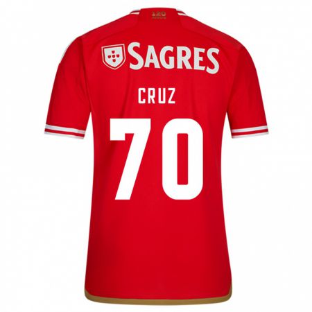 Kandiny Kinder Filipe Cruz #70 Rot Heimtrikot Trikot 2023/24 T-Shirt
