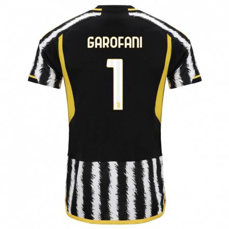 Kandiny Kinder Giovanni Garofani #1 Schwarz-Weiss Heimtrikot Trikot 2023/24 T-Shirt