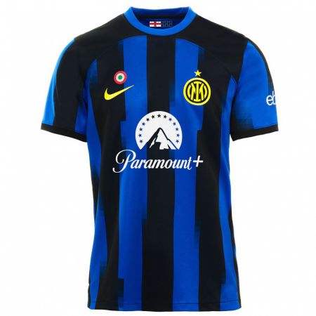 Kandiny Kinder Oliver Jurgens #9 Schwarz Blau Heimtrikot Trikot 2023/24 T-Shirt