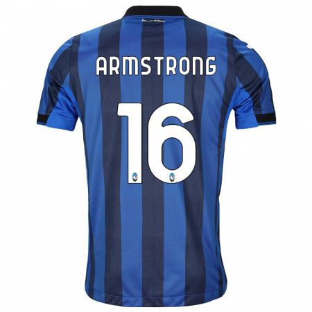 Kandiny Kinder Daniel Armstrong #16 Schwarz Blau Heimtrikot Trikot 2023/24 T-Shirt