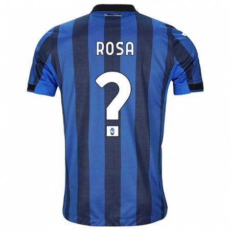 Kandiny Kinder Alessio Rosa #0 Schwarz Blau Heimtrikot Trikot 2023/24 T-Shirt