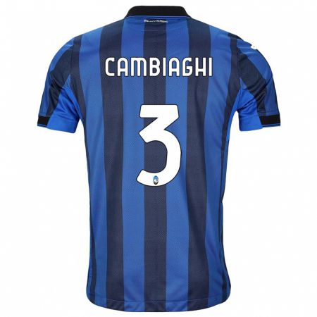 Kandiny Kinder Michela Cambiaghi #3 Schwarz Blau Heimtrikot Trikot 2023/24 T-Shirt