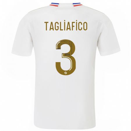 Kandiny Kinder Nicolás Tagliafico #3 Weiß Heimtrikot Trikot 2023/24 T-Shirt