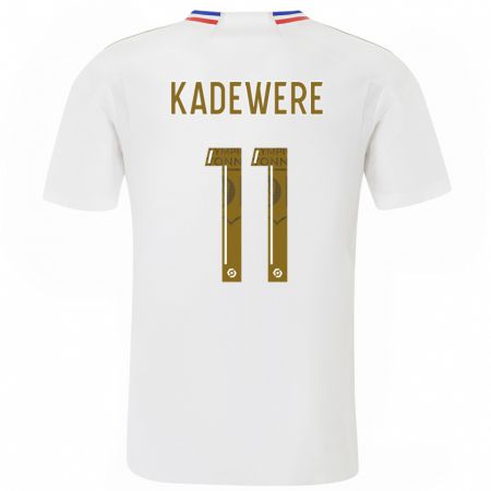 Kandiny Kinder Tino Kadewere #11 Weiß Heimtrikot Trikot 2023/24 T-Shirt