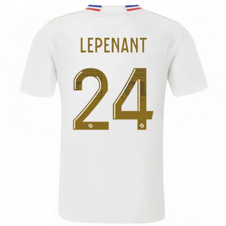 Kandiny Kinder Johann Lepenant #24 Weiß Heimtrikot Trikot 2023/24 T-Shirt