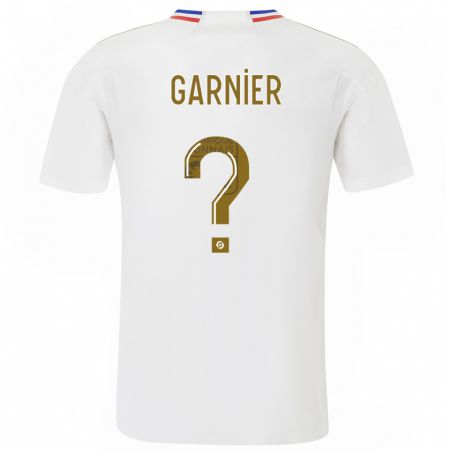 Kandiny Kinder Erawan Garnier #0 Weiß Heimtrikot Trikot 2023/24 T-Shirt