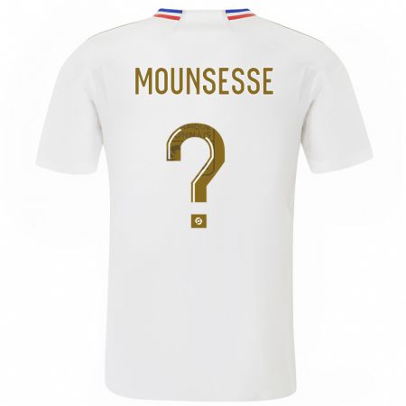 Kandiny Kinder Jérémy Mounsesse #0 Weiß Heimtrikot Trikot 2023/24 T-Shirt