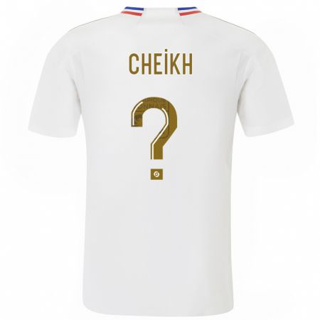 Kandiny Kinder Yanis Cheikh #0 Weiß Heimtrikot Trikot 2023/24 T-Shirt