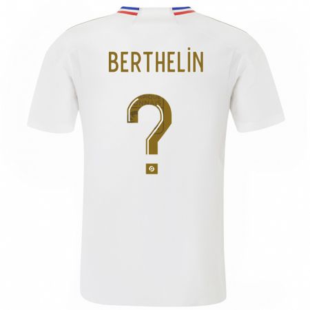 Kandiny Kinder Romain Berthelin #0 Weiß Heimtrikot Trikot 2023/24 T-Shirt