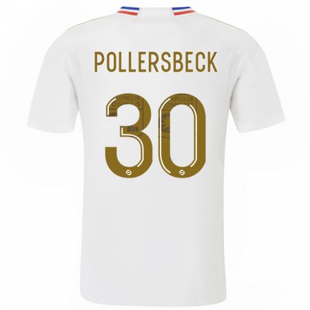 Kandiny Kinder Julian Pollersbeck #30 Weiß Heimtrikot Trikot 2023/24 T-Shirt