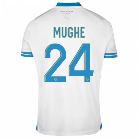 Kandiny Kinder François Mughe #24 Weiß Heimtrikot Trikot 2023/24 T-Shirt