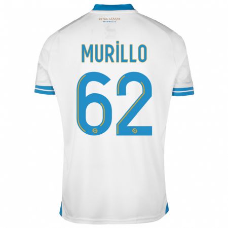 Kandiny Kinder Amir Murillo #62 Weiß Heimtrikot Trikot 2023/24 T-Shirt