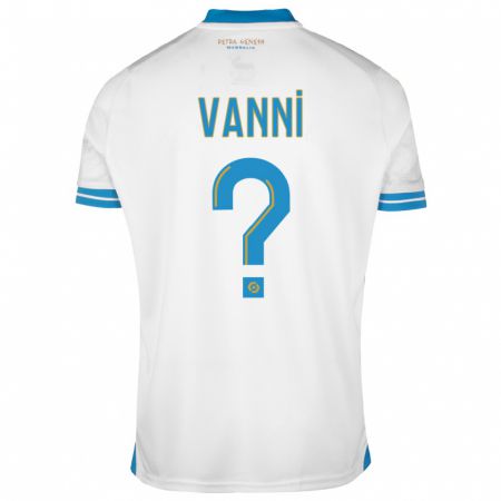 Kandiny Kinder Fabio Vanni #0 Weiß Heimtrikot Trikot 2023/24 T-Shirt