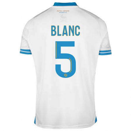 Kandiny Kinder Amandine Blanc #5 Weiß Heimtrikot Trikot 2023/24 T-Shirt