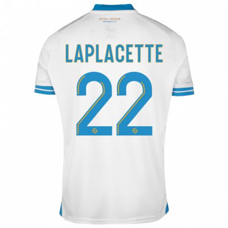 Kandiny Kinder Tess Laplacette #22 Weiß Heimtrikot Trikot 2023/24 T-Shirt