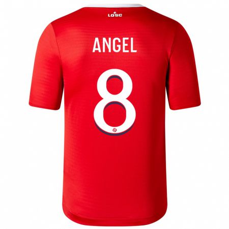 Kandiny Kinder Angel Gomes #8 Rot Heimtrikot Trikot 2023/24 T-Shirt