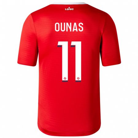 Kandiny Kinder Adam Ounas #11 Rot Heimtrikot Trikot 2023/24 T-Shirt