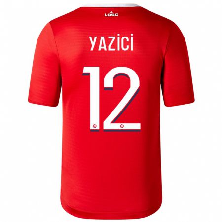 Kandiny Kinder Yusuf Yazici #12 Rot Heimtrikot Trikot 2023/24 T-Shirt