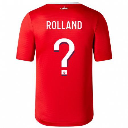 Kandiny Kinder Baptiste Rolland #0 Rot Heimtrikot Trikot 2023/24 T-Shirt