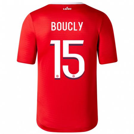 Kandiny Kinder Maite Boucly #15 Rot Heimtrikot Trikot 2023/24 T-Shirt