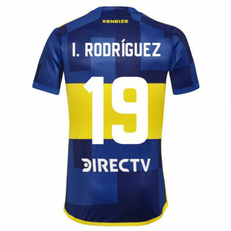 Kandiny Kinder Ignacio Rodríguez #19 Dunkelblau Gelb Heimtrikot Trikot 2023/24 T-Shirt
