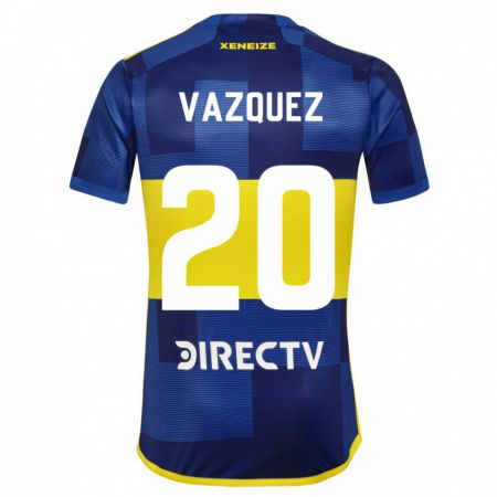 Kandiny Kinder Constanza Vazquez #20 Dunkelblau Gelb Heimtrikot Trikot 2023/24 T-Shirt