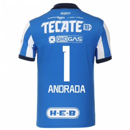 Kandiny Kinder Esteban Andrada #1 Blau Weiss Heimtrikot Trikot 2023/24 T-Shirt