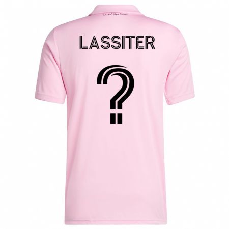 Kandiny Kinder Ariel Lassiter #0 Rosa Heimtrikot Trikot 2023/24 T-Shirt
