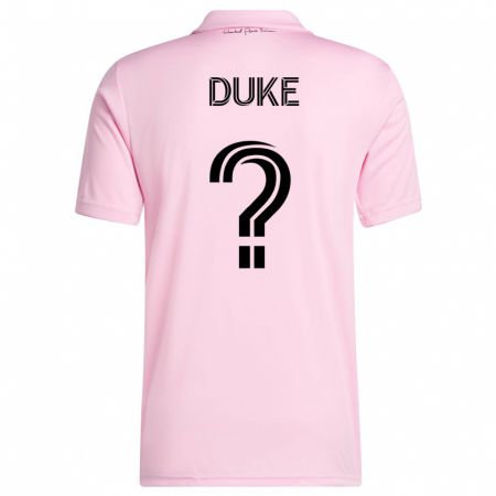 Kandiny Kinder Bryce Duke #0 Rosa Heimtrikot Trikot 2023/24 T-Shirt