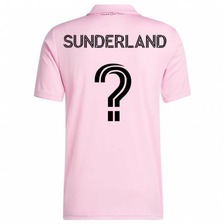 Kandiny Kinder Lawson Sunderland #0 Rosa Heimtrikot Trikot 2023/24 T-Shirt