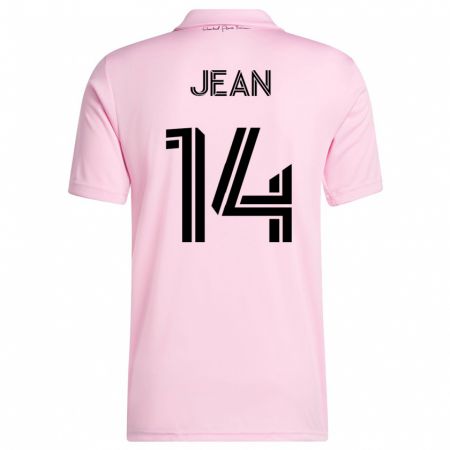 Kandiny Kinder Corentin Jean #14 Rosa Heimtrikot Trikot 2023/24 T-Shirt
