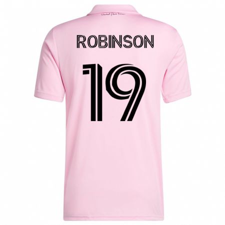 Kandiny Kinder Robbie Robinson #19 Rosa Heimtrikot Trikot 2023/24 T-Shirt