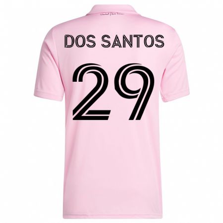 Kandiny Kinder Cj Dos Santos #29 Rosa Heimtrikot Trikot 2023/24 T-Shirt